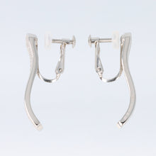 画像をギャラリービューアに読み込む, エレガント ウェーブ イヤリング